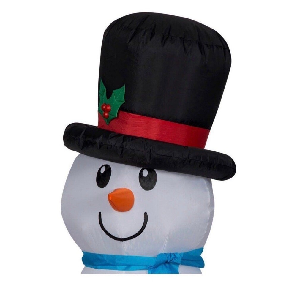 4ft Snowman Holiday Inflatable - Picture 3 of 4